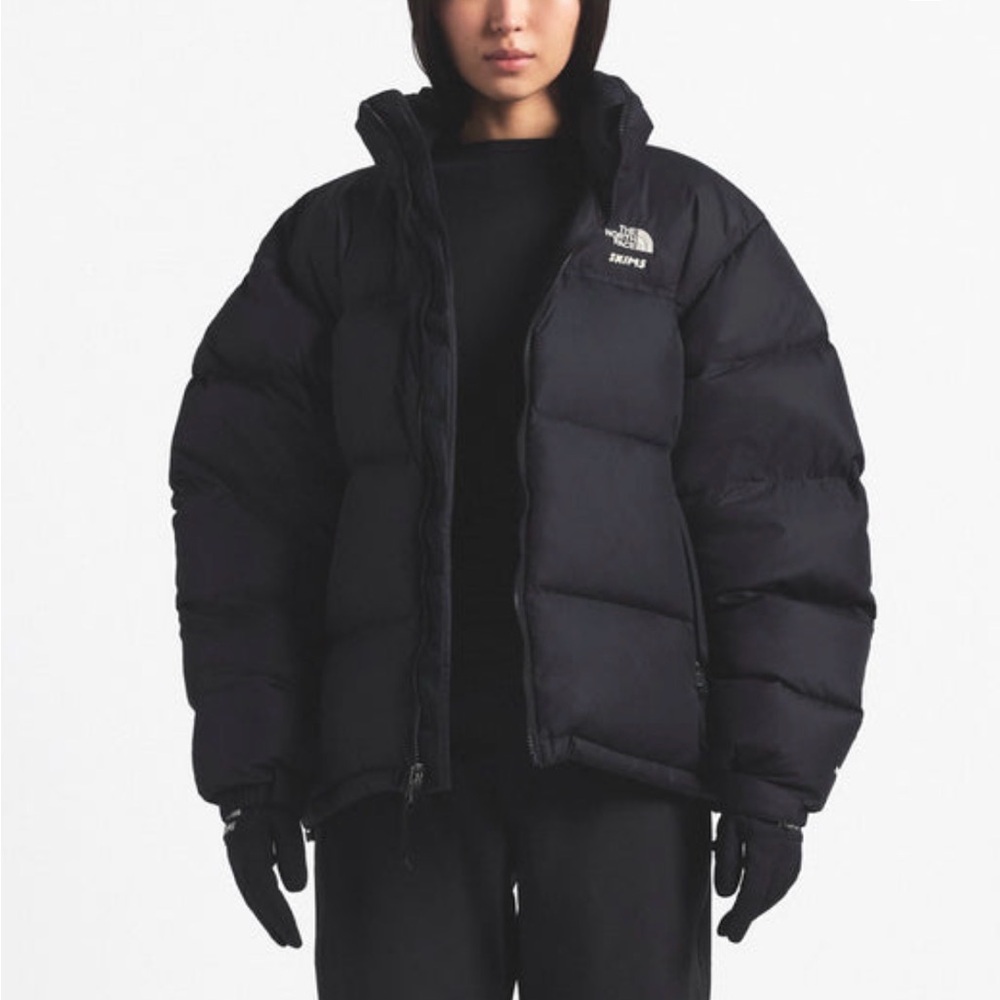 SKIMS North Face Black Puffer Jacket NWT